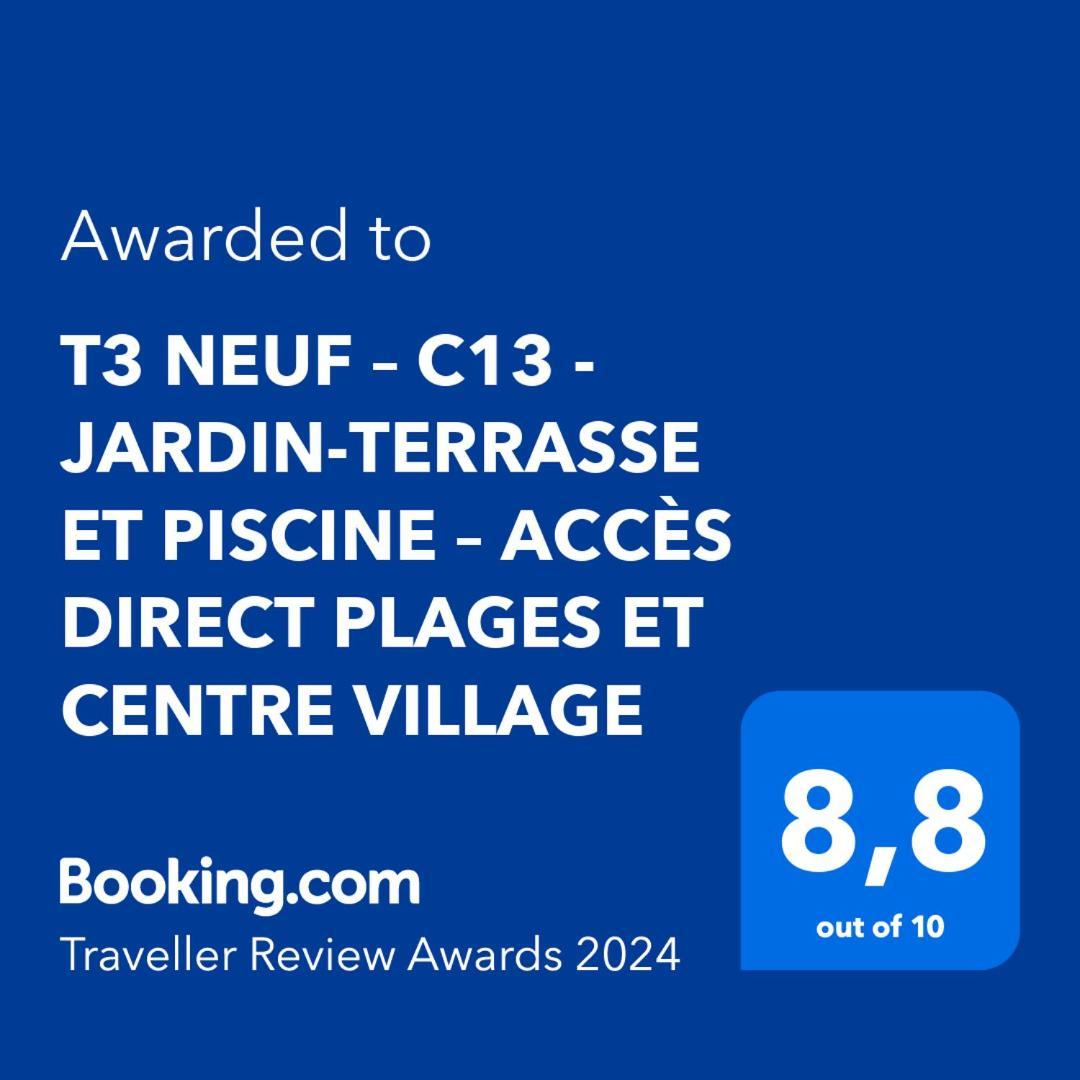 T3 Neuf - C13 - Jardin-Terrasse Et Piscine - Acces Direct Plages Et Centre Village Saint-Cyr-sur-Mer Exterior foto